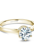 Crown Ring Noam Carver 6 Claw Solitaire Engagement Ring