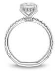 Crown Ring Jewellery - Rings Noam Carver Atelier 14K White Gold Emerald 2.00ct Solitaire Engagement Ring