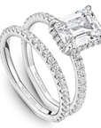 Crown Ring Jewellery - Rings Noam Carver Atelier 14K White Gold Emerald 2.00ct Solitaire Engagement Ring