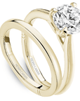 Crown Ring Jewellery - Rings Noam Carver Atelier 14K Yellow Gold Round 2.00ct Solitaire Engagement Ring