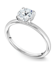 Crown Ring Jewellery - Rings Noam Carver Bridal 14K White Gold Round 2.50ct Solitaire Engagement Ring