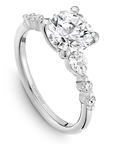 Crown Ring White gold Noam Carver Classic Engagement Ring