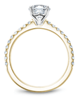 Crown Ring Noam Carver Classic Pave Engagement Ring