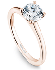 Crown Ring Rose gold Noam Carver Classic Solitaire Engagement Ring