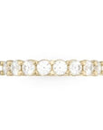 Crown Ring Jewellery - Band - Diamond - LAB Noam Carver Glow Band 14K Yellow Gold 0.80ct Round Lab Diamonds Claw Set Size 6.5