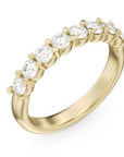 Crown Ring Jewellery - Band - Diamond - LAB Noam Carver Glow Band 14K Yellow Gold 0.80ct Round Lab Diamonds Claw Set Size 6.5