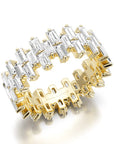 Crown Ring Noam Carver Glow Eternity Wedding Band