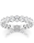 Crown Ring Noam Carver Glow Eternity Wedding Band