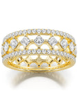 Crown Ring Noam Carver Glow Eternity Wedding Band
