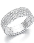 Crown Ring Noam Carver Glow Eternity Wedding Band