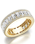 Crown Ring Noam Carver Glow Eternity Wedding Band