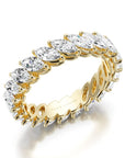 Crown Ring Noam Carver Glow Eternity Wedding Band