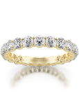 Crown Ring Noam Carver Glow Eternity Wedding Band