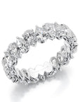 Crown Ring Noam Carver Glow Eternity Wedding Band