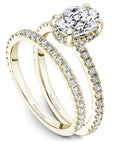 Crown Ring Noam Carver Halo Engagement Ring