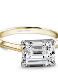 Crown Ring Noam Carver Knife Edge Solitaire Engagement Ring