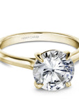 Crown Ring Noam Carver Knife Edge Solitaire Engagement Ring