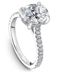 Crown Ring Platinum Noam Carver Modern Engagement Ring