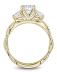 Crown Ring Noam Carver Modern Pave Twist Engagement Ring