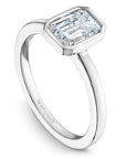Crown Ring Platinum Noam Carver Modern Solitaire Engagement Ring