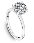 Crown Ring White gold Noam Carver Modern Solitaire Engagement Ring