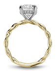 Crown Ring Noam Carver Modern Twist Engagement Ring