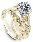 Crown Ring Noam Carver Pave Classic Engagement Ring