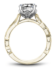 Crown Ring Noam Carver Pave Classic Engagement Ring