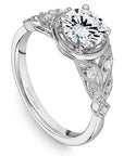 Crown Ring Platinum Noam Carver Regal Engagement Ring