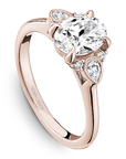 Crown Ring Rose gold Noam Carver Regal Engagement Ring