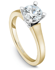 Crown Ring Yellow Gold Noam Carver Solitaire Engagement Ring