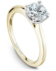 Crown Ring Yellow Gold Noam Carver Solitaire Engagement Ring