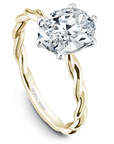 Crown Ring Yellow Gold Noam Carver Solitaire Engagement Ring