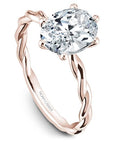 Crown Ring Rose gold Noam Carver Solitaire Engagement Ring