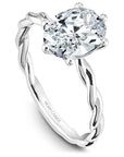 Crown Ring White gold Noam Carver Solitaire Engagement Ring