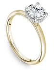 Crown Ring Yellow Gold Noam Carver Solitaire Engagement Ring