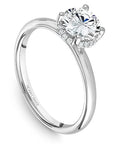 Crown Ring Platinum Noam Carver Solitaire Engagement Ring