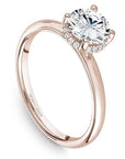 Crown Ring Rose gold Noam Carver Solitaire Engagement Ring