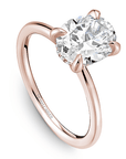 Crown Ring Rose gold Noam Carver Solitaire Engagement Ring