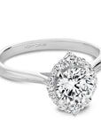 Crown Ring Platinum Noam Carver Solitaire Engagement Ring