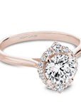 Crown Ring Rose gold Noam Carver Solitaire Engagement Ring
