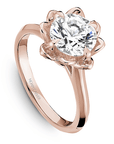 Crown Ring Rose gold Noam Carver Solitaire Engagement Ring