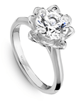 Crown Ring White gold Noam Carver Solitaire Engagement Ring