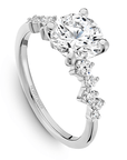 Crown Ring Platinum Noam Carver Solitaire Engagement Ring