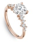 Crown Ring Rose gold Noam Carver Solitaire Engagement Ring
