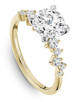 Crown Ring Yellow Gold Noam Carver Solitaire Engagement Ring