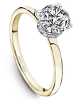 Crown Ring Yellow Gold Noam Carver Solitaire Engagement Ring