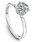 Crown Ring White gold Noam Carver Solitaire Engagement Ring