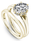Crown Ring Noam Carver Split Shank Modern Engagement Ring