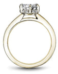Crown Ring Noam Carver Split Shank Modern Engagement Ring